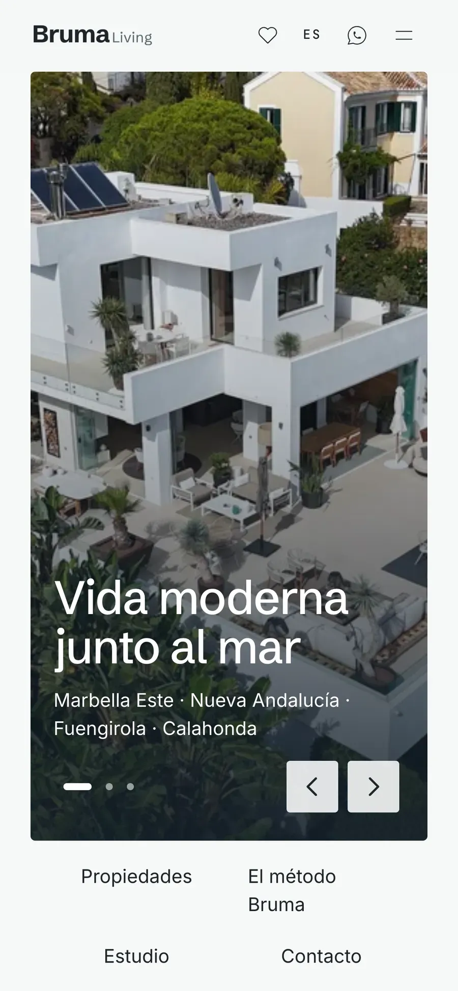 Bruma en el móvil