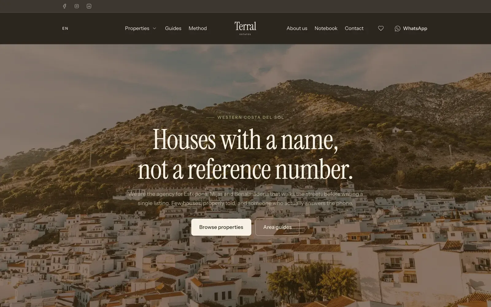Terral, a website from the Sytio catalogue